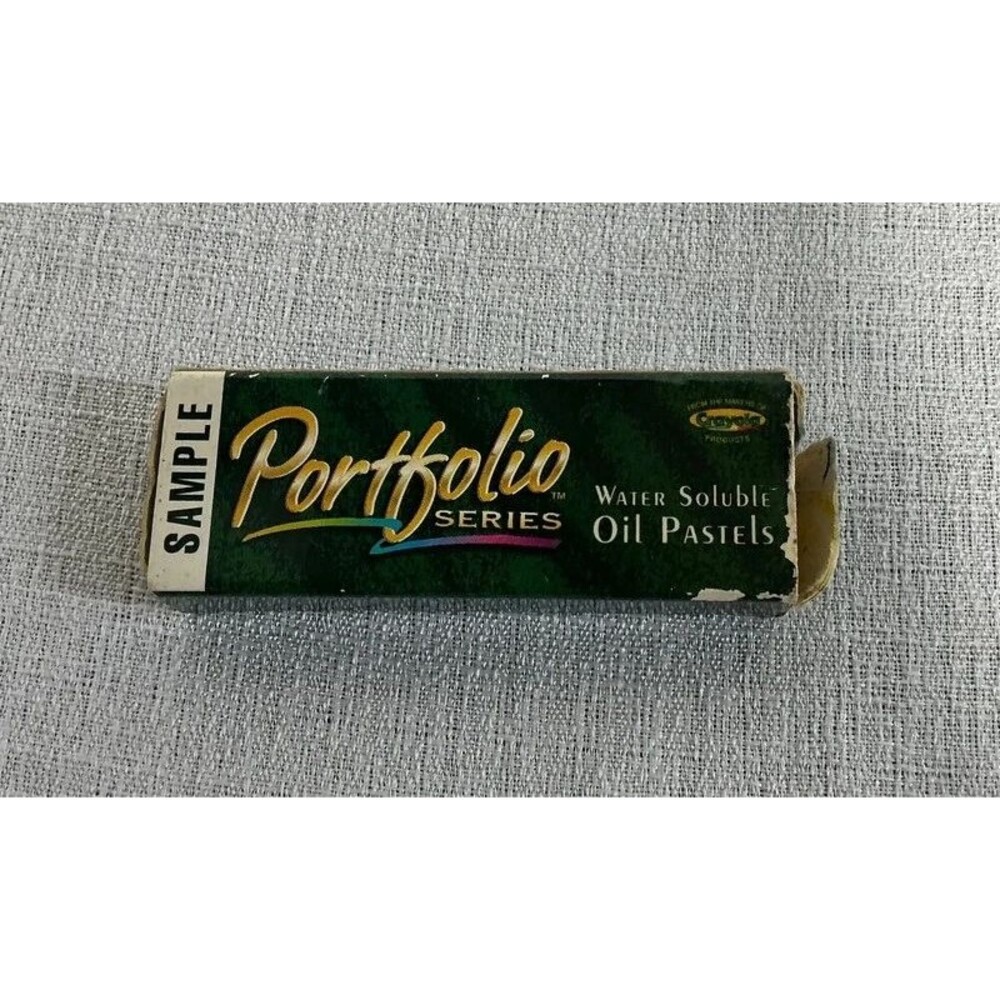 Vintage 1997 Portfolio Series Water Soluble Oil Pastel Crayola Sample Pack Spain